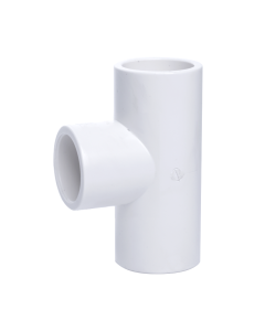 1-1/2 in. Schedule 40 PVC Tee 3-Way Pipe Fitting NSF SCH40 ASTM D2466 1.5"