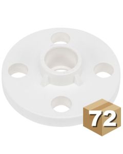 72-Pack 3/4 in. PVC SCH-40/80 TS Flange ASTM D2466/D2467 (Socket-Type High Pressure Pipe Fittings)