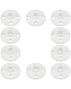 10-Pk 1/2 in. PVC SCH-40/80 TS Flange ASTM D2466/D2467 (Socket-Type High Pressure Pipe Fittings)