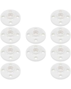 10-Pack 3/4 in. PVC SCH40/80 TS Flange ASTM D2466/D2467 (Socket-Type High Pressure Pipe Fitting)