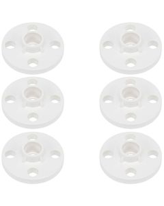 6-Pack 3/4 in. PVC SCH40/80 TS Flange ASTM D2466/D2467 (Socket-Type High Pressure Pipe Fitting)