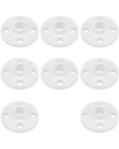 8-Pk 1/2 in. PVC SCH-40/80 TS Flange ASTM D2466/D2467 (Socket-Type High Pressure Pipe Fittings)