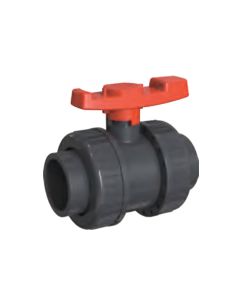 4 in. SCH40 PVC True Union Compact Ball Shut-off Valve Threaded-Type ASTM/ANSI Certified