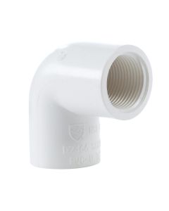 1 in. Schedule 40 PVC 90-Degree Female-Threaded Elbow NSF Sch-40 Pipe Fitting Socket x FPT