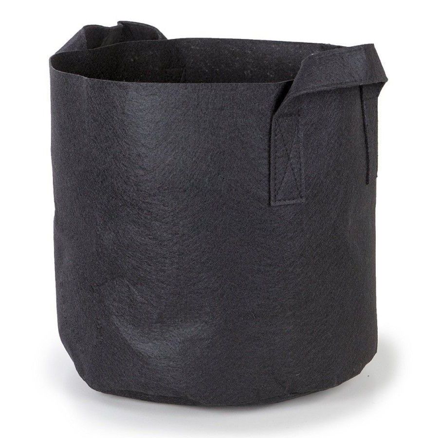 Fabric Pot Grow Bags Heavy Duty Breathable Large w Handles 7 Gal x 5 ct 