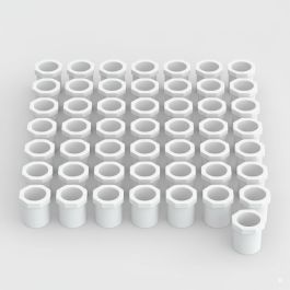 50-PK 3/4" Spigot x 1/2" Slip PVC Schedule-40 Busher Reducing Ring NSF ...