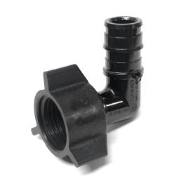 DYNAPEX 1/2" ID PEX-AL-PEX Compression To 1/2" FPT Pipe 90 Degree Elbow Fitting - #0K-1344624