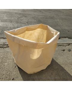 247Garden 4-Gallon Basic Aeration Tan Fabric Pot/Plant Grow Bag (200GSM BPA-Free Fabric, 10H x 11D)