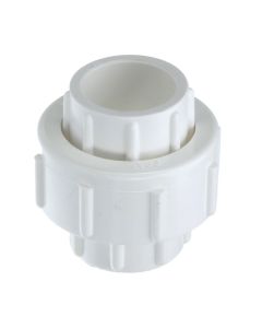 1 in. PVC Pipe Union w/ O-Ring for SCH40/SCH80 PVC Pipe Socket-Fitting (SxS)