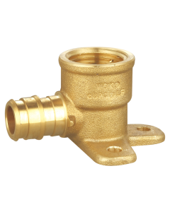 247Garden 1/2 in. PEX-A x 1/2 in. FIP Drop Ear Elbow (NSF Lead Free Brass F1960 PEX Cold Expansion Fitting)