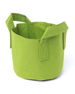 247Garden 1-Gallon Green Aeration Fabric Pot/Plant Grow Bag w/Handles 260GSM 6H x 7D