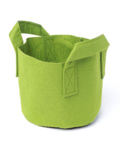 247Garden 1-Gallon Green Aeration Fabric Pot/Plant Grow Bag w/Handles 300GSM 6H x 7D