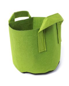 247Garden 3-Gallon Green Aeration Fabric Pot/Plant Grow Bag w/Handles 260GSM  9H x 10D