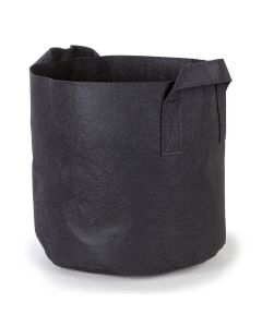 247Garden 10-Gallon Aeration Fabric Pot/Plant Grow Bag w/Handles (Black 13H x 15D)
