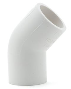 1/2 in. Schedule 40 PVC 45-Degree Elbow NSF/ASTM Pipe Fitting