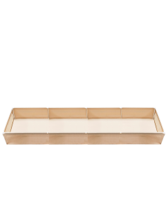 247Garden 4x16 PVC-Frame Fabric Raised Grow Bed (Tan, Bag Only, No PVC Fittings)