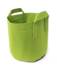 247Garden 4-Gallon Green Aeration Fabric Pot/Plant Grow Bag w/Handles 300GSM 10H x 11D