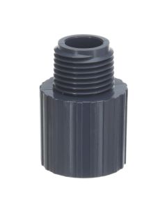 247Garden SCH80 PVC 1/2" Male Adapter for Schedule-80 High Pressure Liquid/Chemical Pipe Fitting (Socket x MPT-Threaded)