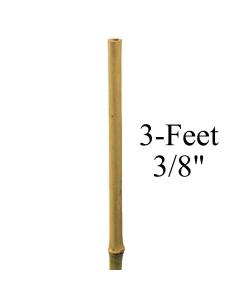 247Garden 3-Feet 3/8" (8-10mm) Natural Bamboo Stake (USDA-Approved)
