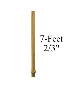 247Garden 7-Feet 2/3" (16-18mm) Natural Bamboo Stake (USDA-Approved)
