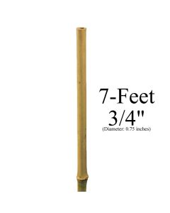247Garden 7-Feet 3/4" (18-20mm) Natural Bamboo Stake (USDA-Approved)
