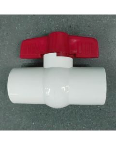 247Garden-Era 3/4" PVC Compact Ball Valve Threaded-Fitting FPTxFPT NSF-Certified