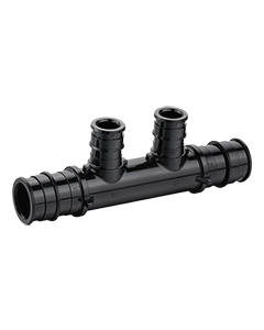 247Garden Manifold 3/4" inlet, 1/2" outlet, 2-port open, ASTM F1960 PPSU PEX-A Expansion Fitting
