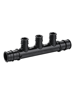 247Garden Manifold 3/4" inlet, 1/2" outlet, 3-port open, ASTM F1960 PPSU Expansion Fitting
