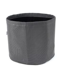 247Garden 1-Gallon Textilene Aeration Fabric Pot/Grow Bag for Indoor/Outdoor Decorated Gardening (Steel Gray)
