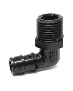 247Garden 1/2" x 1/2" PEX-A MPT  90° Male Adapter, ASTM F1960 PPSU Expansion Fitting