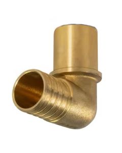 247Garden 3/4 in. PEX-A x 3/4 in. Male Copper Sweat Elbow (NSF Lead Free Brass F1960 PEX Cold Expansion Fitting)