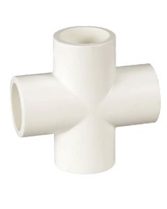 3/4 in. Schedule 40 PVC Cross 4-Way Pipe Fitting NSF/ASTM