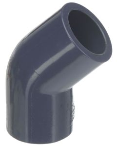 1/2 in. Schedule 80 PVC 45-Degree Elbow, Sch-80 Pipe Fitting