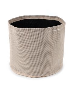 247Garden 1-Gallon Textilene Aeration Fabric Pot/Grow Bag for Indoor/Outdoor Decorated Gardening (Smoke Gray)