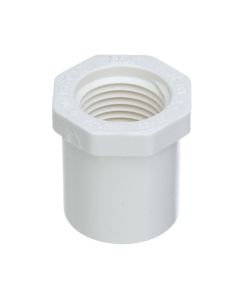 1 x 1/2 in. Schedule 40 PVC Female Reducing Ring/FPT Reducer Bushing SCH40 Fitting NSF, 1" Spigot x 1/2" FNPT