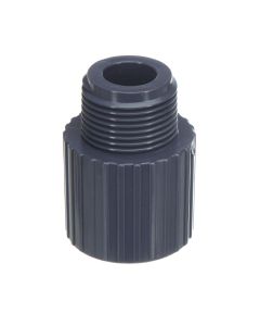 247Garden SCH80 PVC 3/4" Male Adapter Fitting for High Pressure Schedule-80 Pipe (Socket x MPT Fitting)