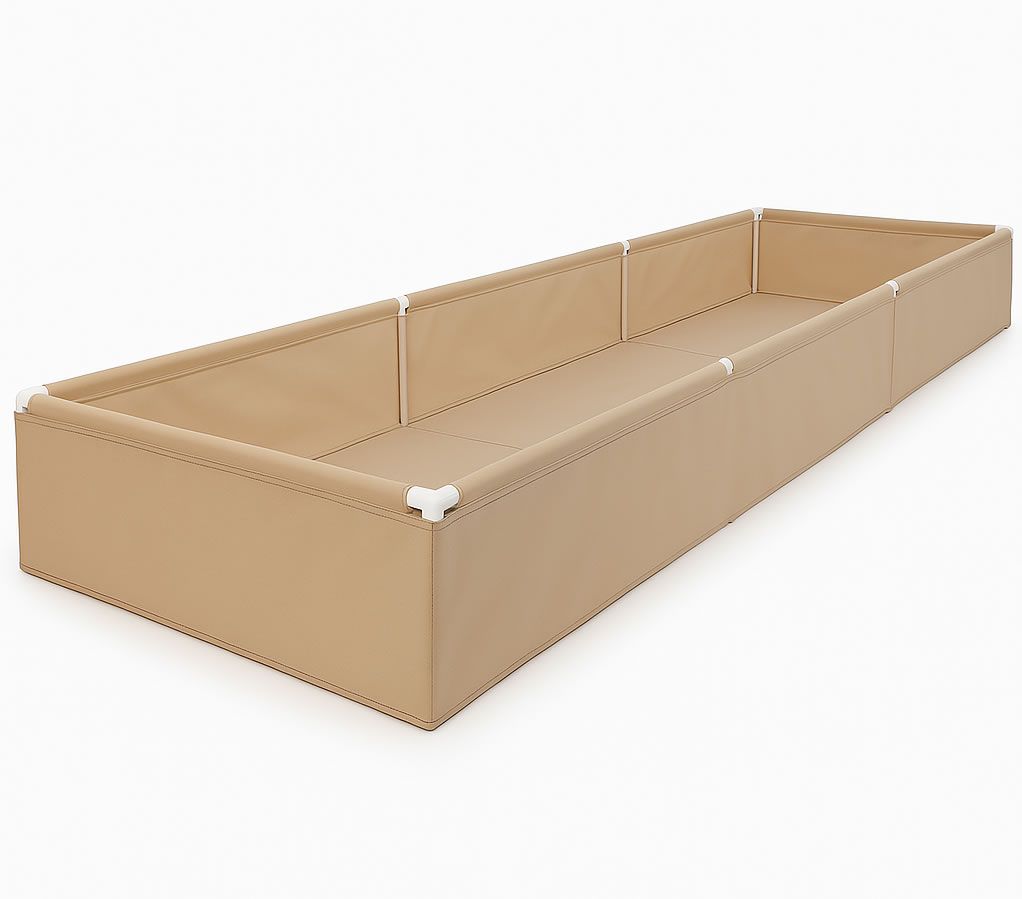 247Garden 4x12 PVC-Frame Fabric Raised Grow Bed w/Moisture