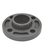 3 in. SCH-80 PVC Van Stone Flange 2-Piece ANSI/ASTM D2467 Socket-Type High Pressure Pipe Fitting