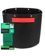 247Garden 10-Gallon Bonsai Training Grow Bag w/Soft Twist Tie 25FT Combo