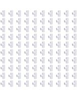 100pcs 3/4 in. Schedule 40 PVC Tee 3-Way Pipe Fitting NSF/ASTM SCH40 ASTM D2466
