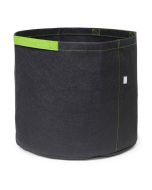247Garden 4-Gallon Aeration Fabric Grow Bag/Fabric Pot w/Short Handles (Black 10H x 11D)