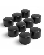 10-Pk 1-1/4 in. SCH-80 PVC End Caps Slip/Socket High Pressure Fittings NSF ASTM D2467 1.25"