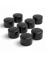 8-Pk 1-1/4 in. SCH-80 PVC End Caps Slip/Socket High Pressure Fittings NSF ASTM D2467 1.25"