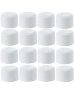 16-Pk 1-1/4 in. Schedule 40 PVC Caps/Slip Socket End Plug Pipe Fittings White NSF SCH40 ASTM D2466 1.25"