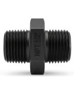 1/2 in. Hex Nipple SCH-80 PVC Pipe Connector NPT x NPT ASTM D2467/D2464 F1970 ANSI UPC-PW