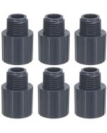 6-PK 1/2 in. Schedule 80 PVC Male Adapters NPT Pipe Fitting NSF ASTM D2467/D2464