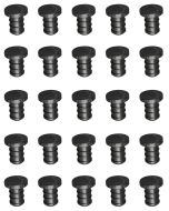 25-Pack 3/4 in. Pex Fittings Poly PPSU Barb Crimp 3/4-inch Plug (End Cap), ASTM F2159