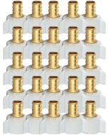 25-Pack 1/2 in. PEX-B x 1/2 in. Female Adapter w/Plastic Swivel Nut (Lead Free Brass NSF F1807 PEX Crimp Fitting)
