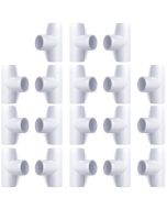 18-Pack 1/2" Tee PVC Furniture-Grade Fittings ASTM SCH40