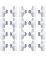 20-Pack 1/2" Tee PVC Furniture-Grade Fittings ASTM SCH40